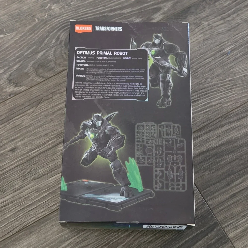 Blokees Transformers Optimus Primal Robot Classic Class 05 Model Kit Black NEW